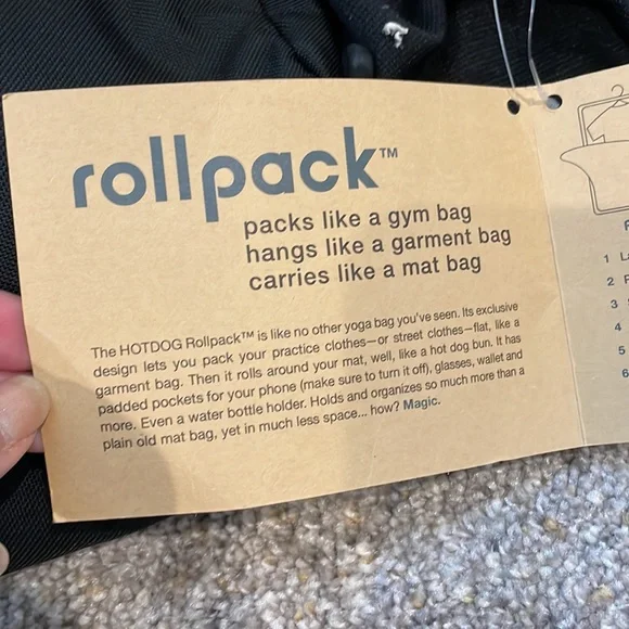 New! NWT! Yoga Multi-Use Garment Yoga Mat Bag - Picture 4 of 13